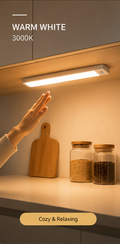Luce LED con Sensore di Movimento USB 50 cm | Ricaricabile | Senza Fili | Per Cucina, Armadi e Scale